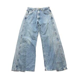 E.L.V. Denim Freya Wide Leg Jean in Light Blue Size 30